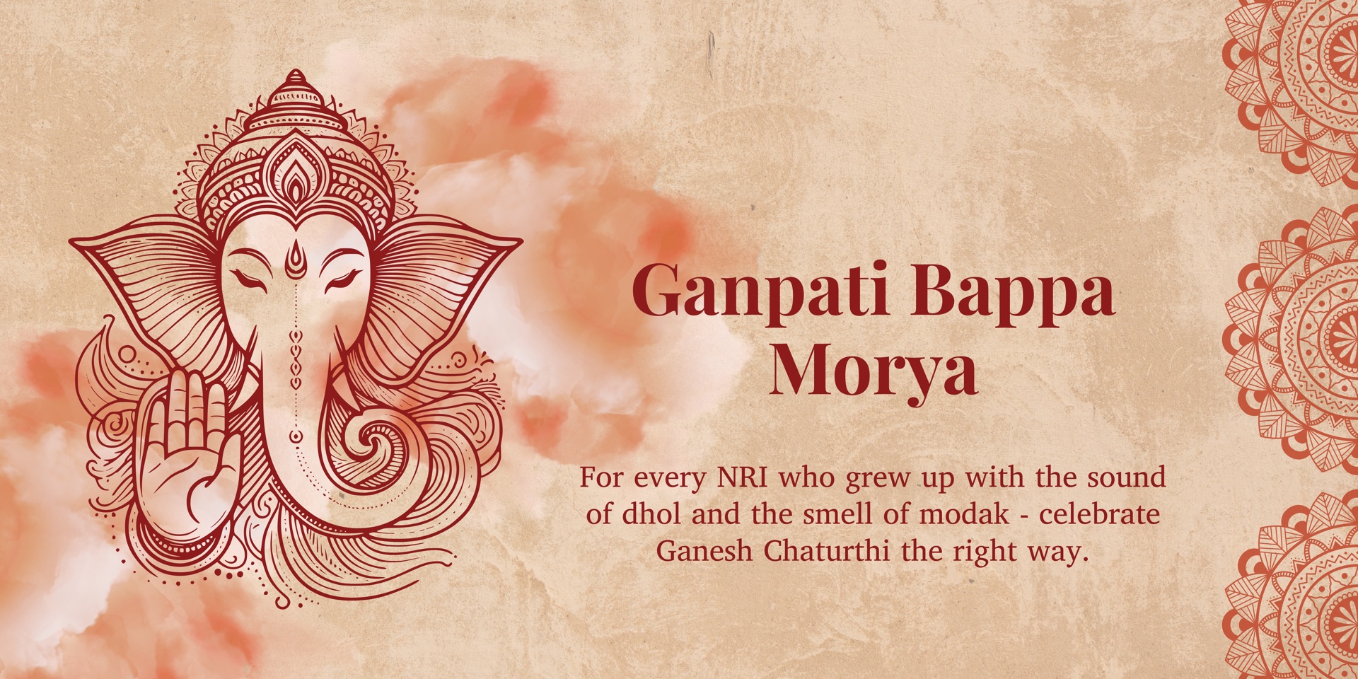 Ganesh Utsav Special. Order festive sweets, modak and pooja items from India
